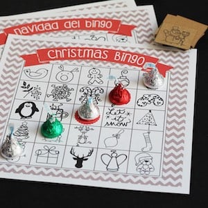 Christmas Bingo Party Game