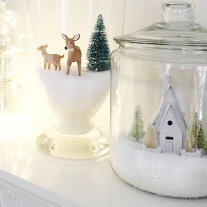 Christmas Village Jars from The Idea Room