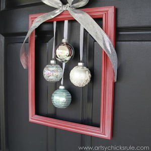 Framed Ornament Wreath