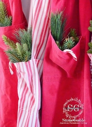 Farmhouse Christmas Aprons