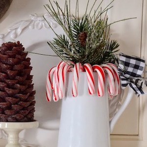 Farmhouse Christmas Pitcher