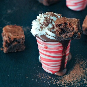 Hot Chocolate Peppermint Shots