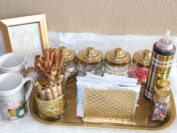 Dollar Tree DIY Hot Chocolate Bar, Hot Cocoa DIY station