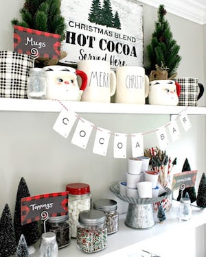 Vintage Inspired Hot Chocolate Station - Alice Wingerden