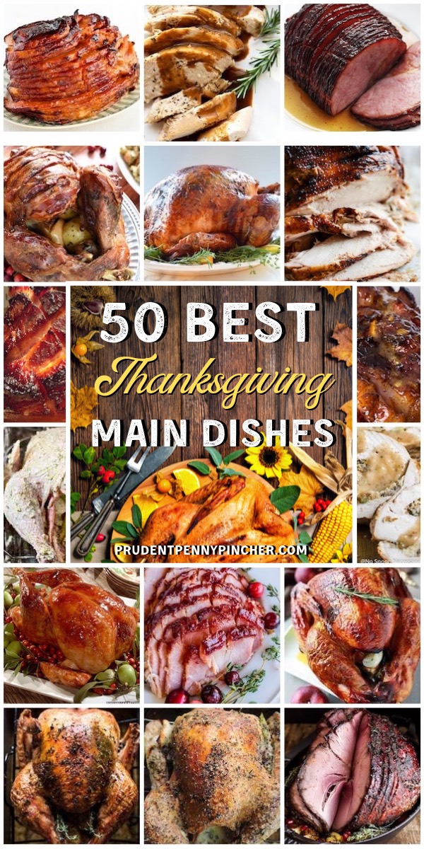 50 Best Main Dish Thanksgiving Dinner Recipes - Prudent Penny Pincher