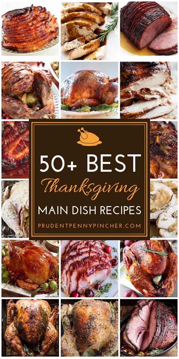 50 Best Main Dish Thanksgiving Dinner Recipes - Prudent Penny Pincher