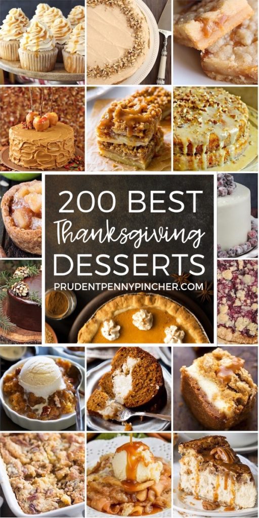 200 Best Thanksgiving Desserts - Prudent Penny Pincher