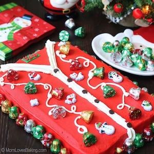 Ugly Sweater Christmas Party Cake