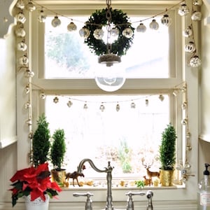 Christmas Ornament Garland for Window