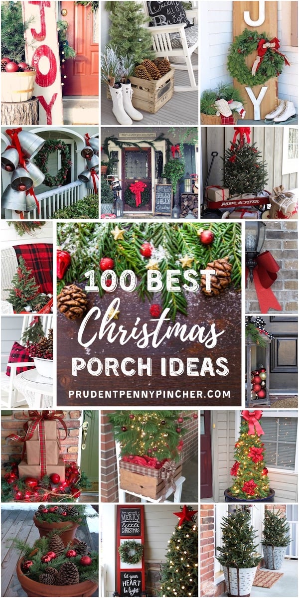 100 Best Porch Christmas Decorations Prudent Penny Pincher - White House Outside Christmas Decorations 2020