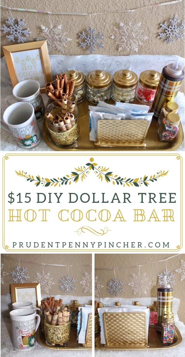 Dollar Tree Hot Cocoa Bar - Re-Fabbed