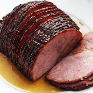 Slow Cooker Glazed Ham