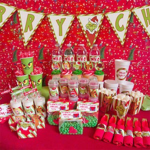  Christmas Grinch Party Supplies Grinch Party Favors