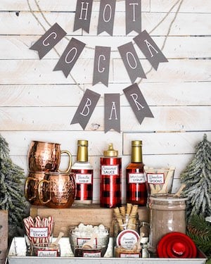 Hot Chocolate Bar Ideas - Clean and Scentsible