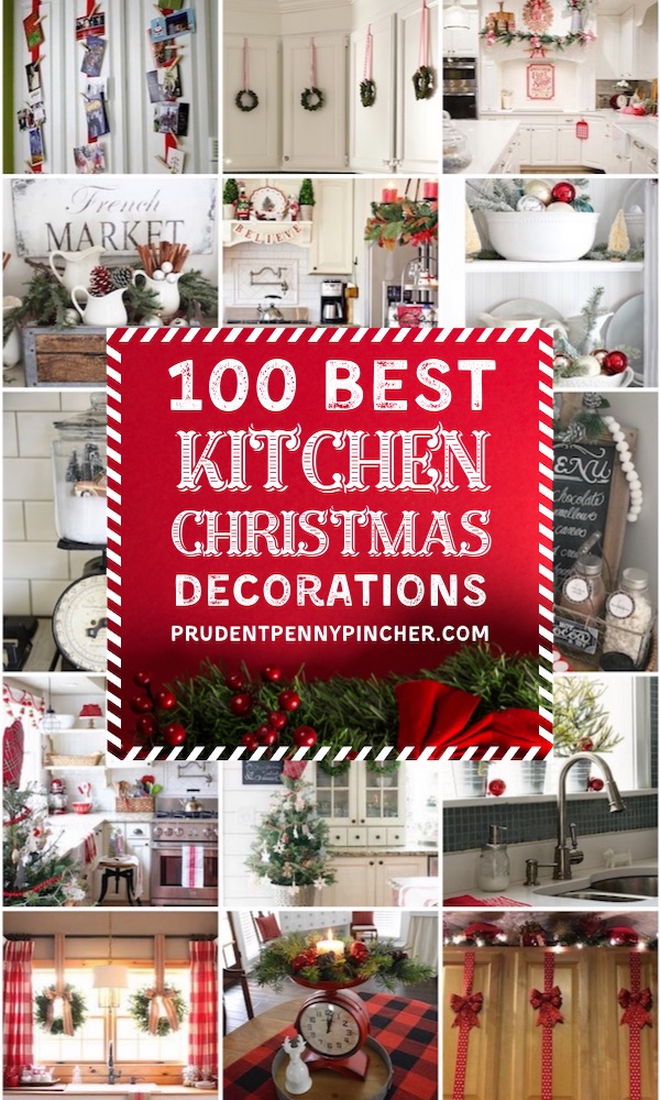 Festive Red and White Christmas Kitchen Decor Ideas - Clean and Scentsible