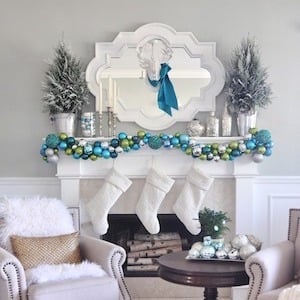 Merry and Bright Mantel