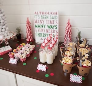 Christmas Party Dessert Table