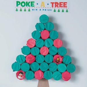 Poke Tree Christmas Party Game for kids