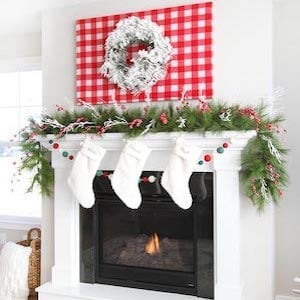 Classic Christmas Mantle