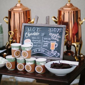 Hot Chocolate and Apple Cider Bar
