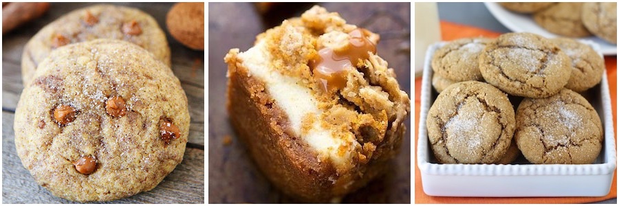 Pumpkin Cookie and Bar Best Thanksgiving desserts