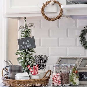 Counter Christmas Kitchen Decor