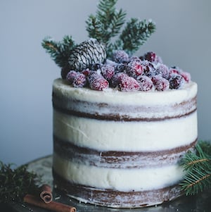 Soft Gingerbread Cake with Cream Cheese