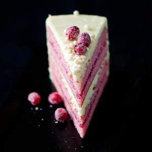 White Chocolate Cranberry dessert