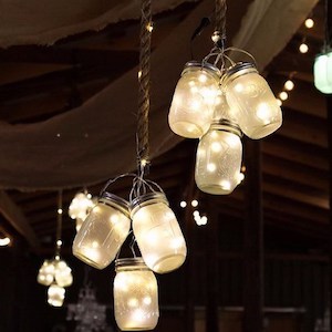 Mason Jar Chandelier