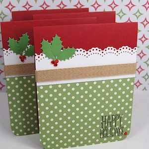 Festive Layered Christmas Card