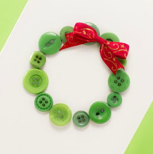 Button Wreath