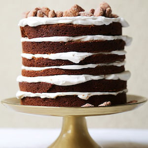 Gingerbread Layer Christmas Cake