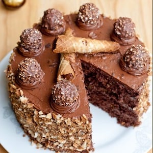 Ferreo Rocher Cake