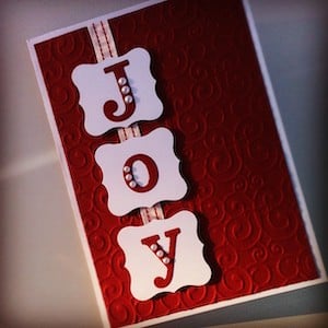 Joy Letters Card