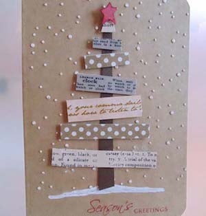 Rustic Christmas Tree Card