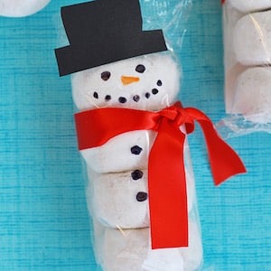 Snowman Donuts Christmas Food Gift