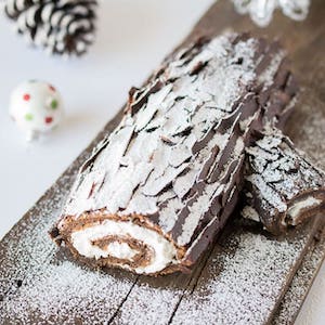 Yule Log Cake