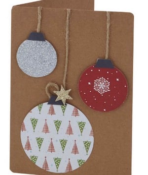 Christmas Bauble Card