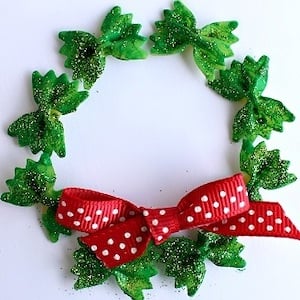 Bow Tie Noodle Wreath