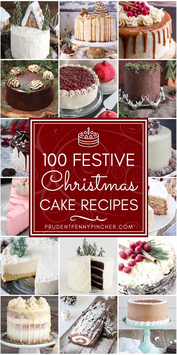 100 festive christmas cakes