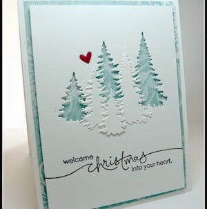 Christmas Trees Card