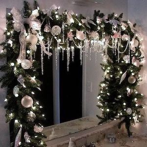 Icicle Garland for Christmas Window