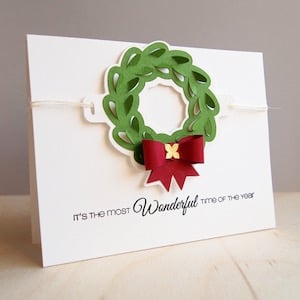 Die Cut Wreath