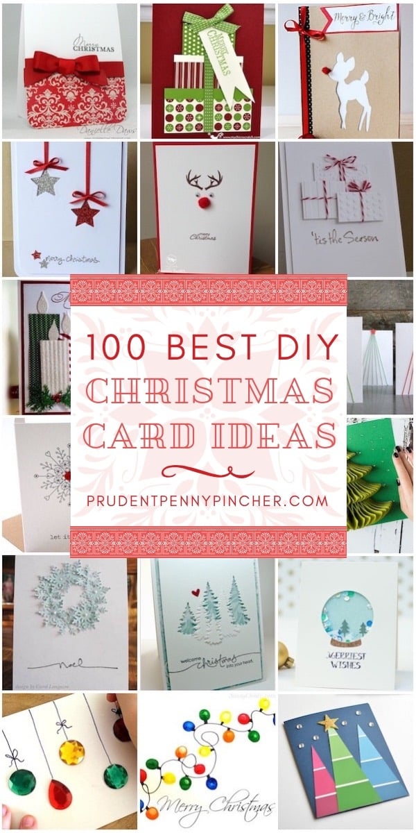 100 best diy christmas cards prudent penny pincher christmas card book