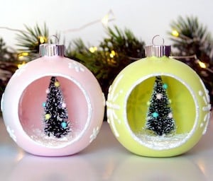 Vintage Style Ornaments Christmas craft for adults