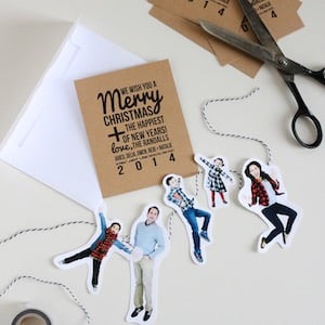 Family Photo Bunting for christmas cards