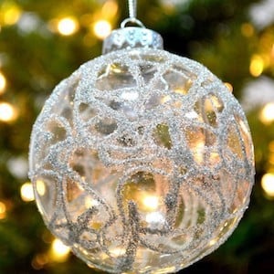 German Glass Glitter Ornaments craft for adults