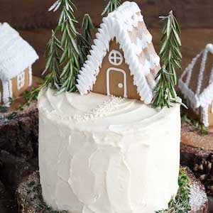 Gingerbread Cake with Cream Cheese Frosting