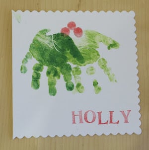 Holly Handprint