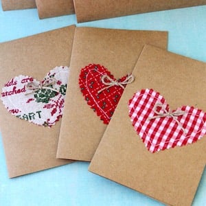 Christmas Heart Cards
